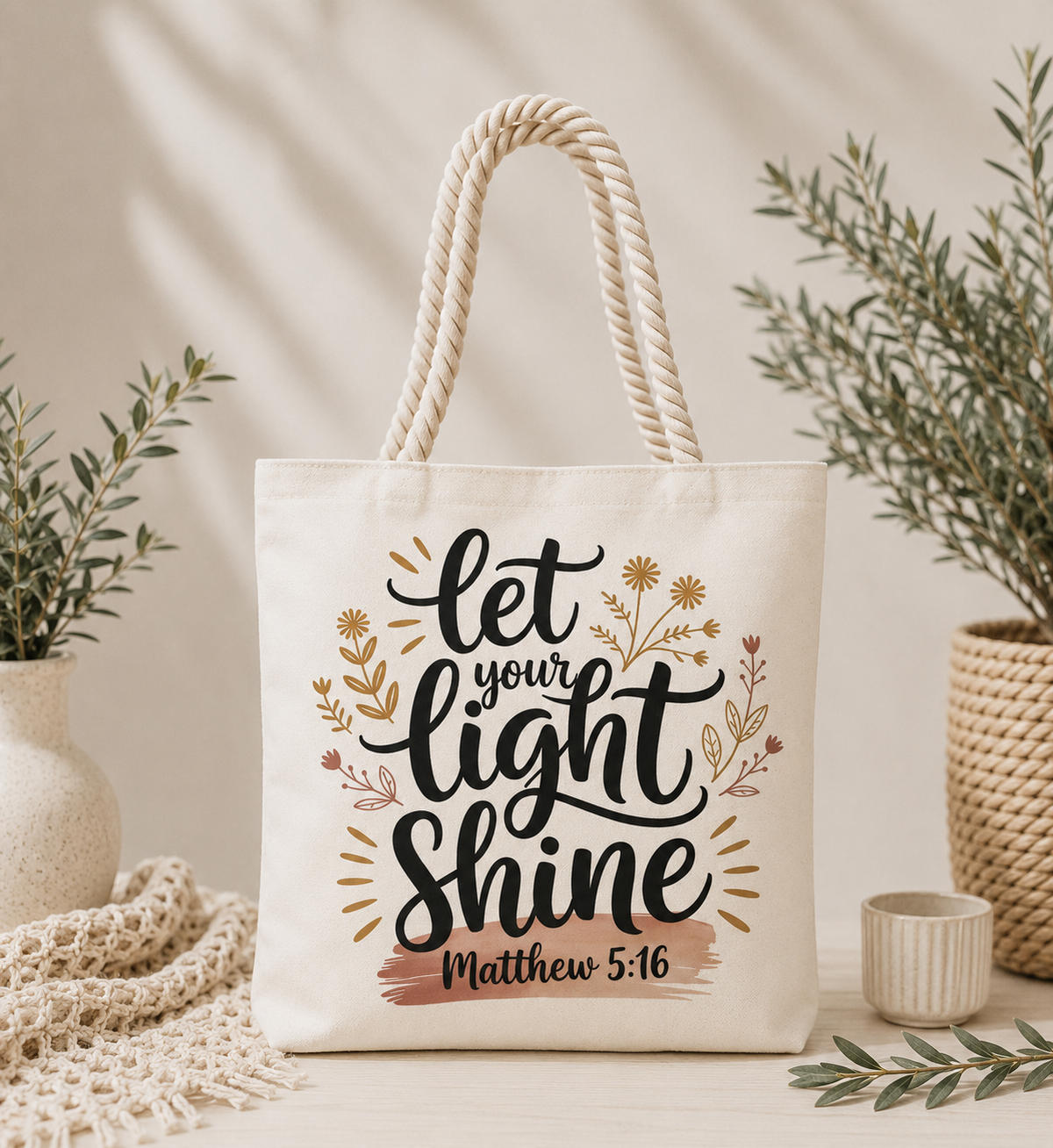 Let Your Light Shine Tote Bag