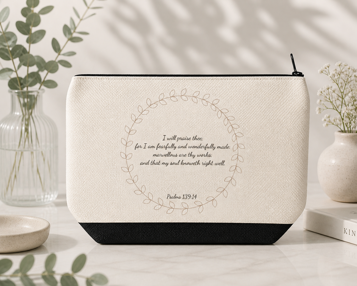 I Will Praise Thee Pencil Case / Makeup Bag