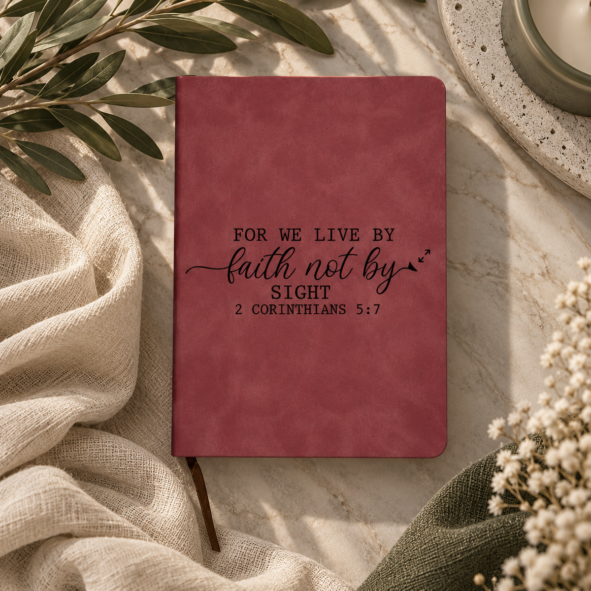 Live by Faith Notebook