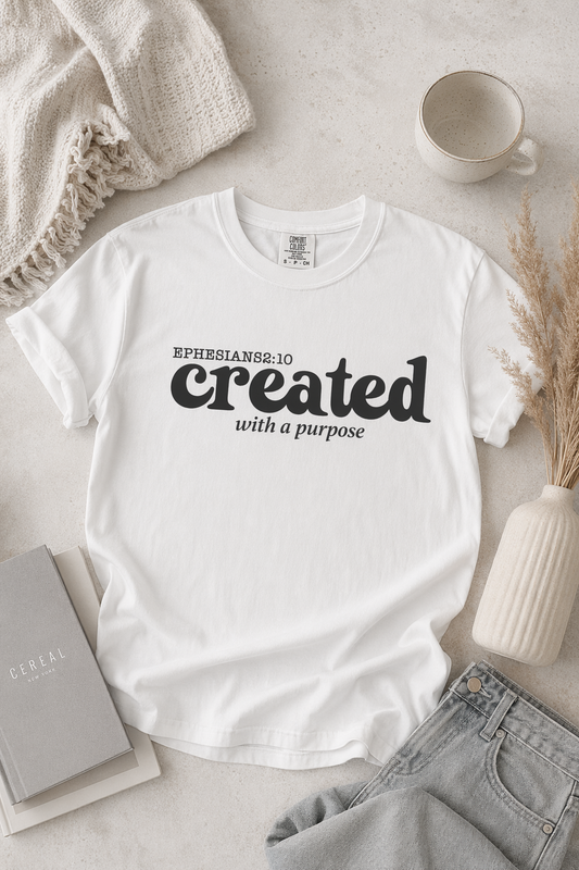 Created with a Purpose tshirt