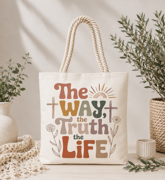 The Way The Truth The Life Tote Bag