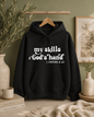 My skills, God's hands Hoodie