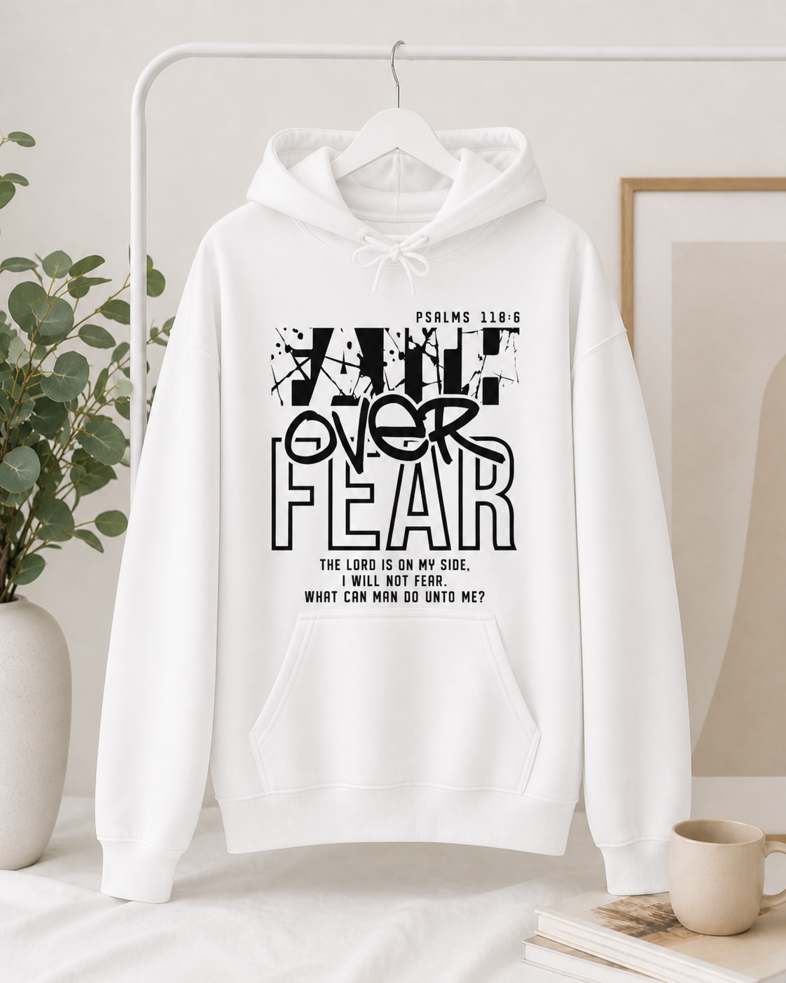 Faith over Fear Hoodies