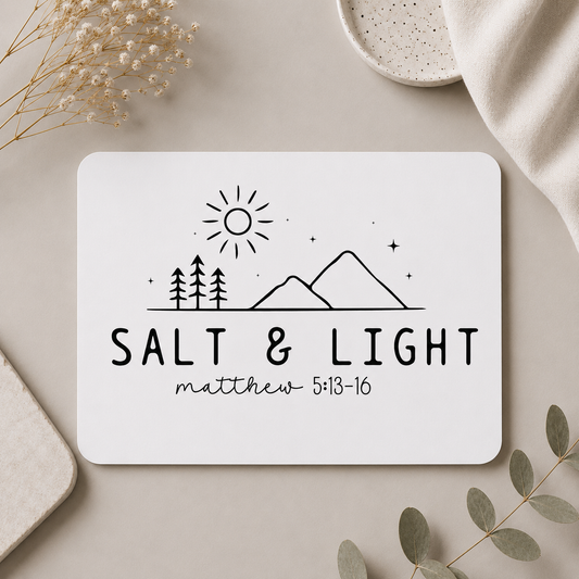 Salt And Light Mousepad