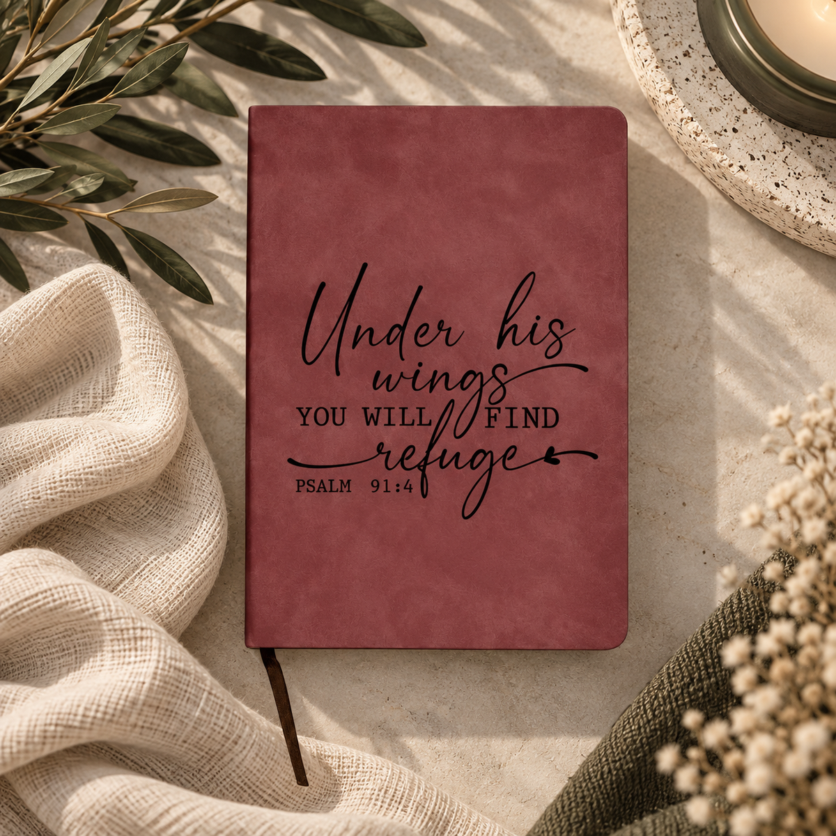 Under His wings Notebook